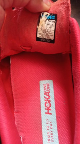 Hoka  carbón x2 Zapatillas Running Rojas y Blancas