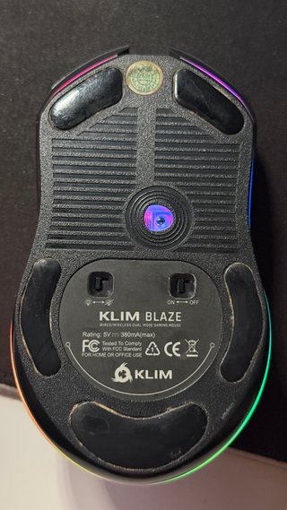 Ratón Gaming KLIM Blaze RGB Inalámbrico