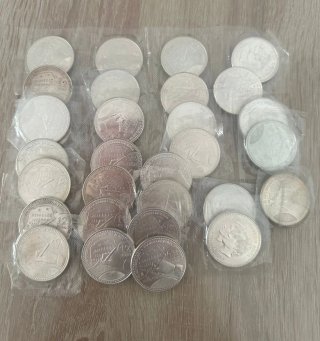 30 Monedas Plata 12 Euros