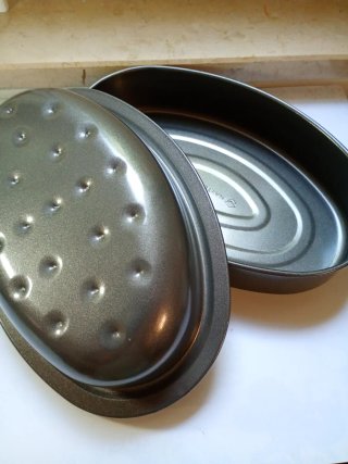 Rostiera in acciaio smaltata