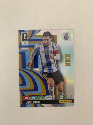 Cromo Leo Messi Icon adrenalyn Xl mundial 2026