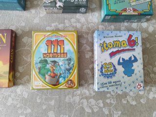 Lote 6 juegos de mesa filler