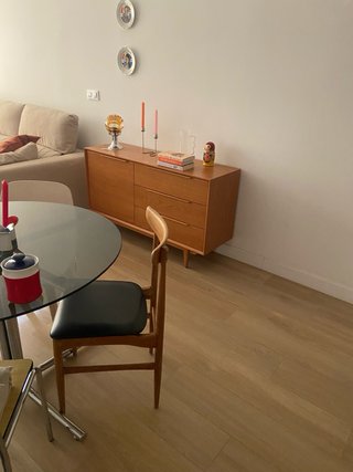 Conjunto 6 sillas mid century para restaurar