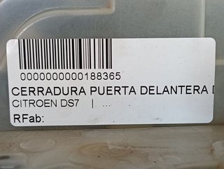 CITROEN DS7 CERRADURA PUERTA DELANTERA DERECHA