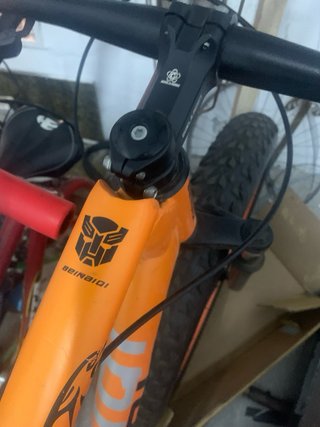 Bicicleta Fat Bike 26 Arancione