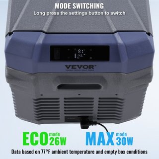 Refrigerador de Coche, Refrigerador de Coche de 12 Voltios, Congelador Portátil de Zona Única de 30 L con Luz Incorporada, -4℉-68℉, Compresor Enfriador de 12/24V CC y 100-240V CA para Exterior, Ca...