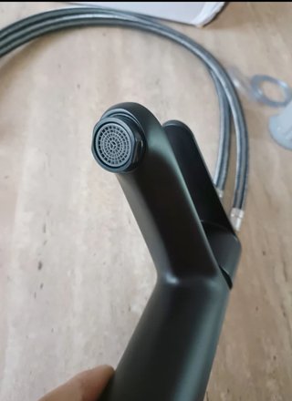 Grifo de lavabo nuevo negro baño lavadero