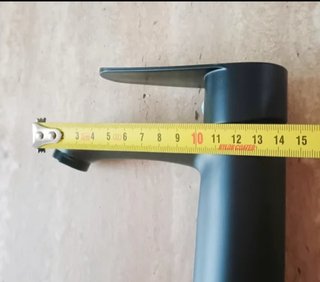 Grifo de lavabo nuevo negro baño lavadero