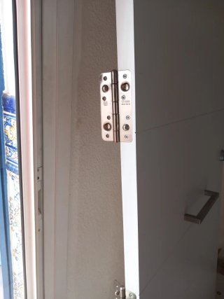 Puerta de entrada blanca moderna,madera lacada