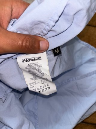 Camicia Napapijri Uomo Azzurra Taglia M