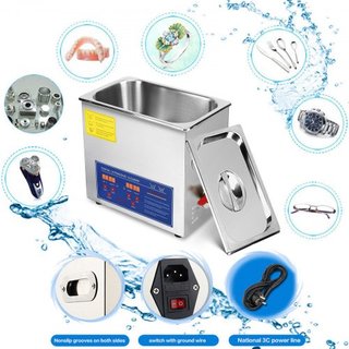 Máquina de Limpieza Ultrasónica de 15L Máquina de Limpieza Ultrasónica de Acero Inoxidable Calentador Digital Temporizador Limpieza de Joyería para Uso Comercial Personal en Casa (15L)