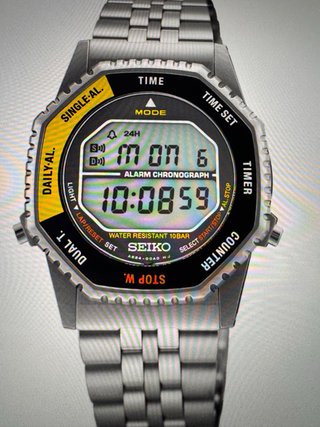 Reloj Seiko Rotocall Digital Multicolor