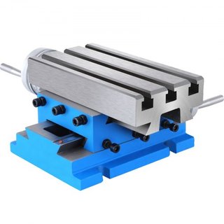 Mesa de Trabajo para Fresadora, Mesa Deslizante Cruzada 10.2 x 18.5 cm, Compuesta para Prensa de Banco