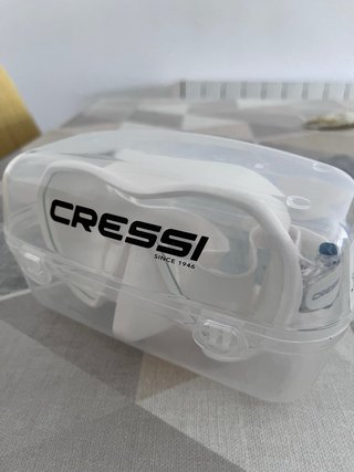Máscara de buceo Cressi blanca