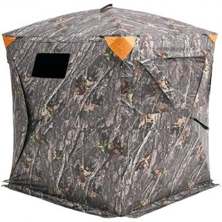 Escondite de Caza, Escondite de 270°, Escondite para Ciervos Pop Up para 2-3 Personas con Bolsa de Transporte, Tienda de Caza Portátil y Resistente, 3 Ventanas Horizontales para Caza de Pavos y Ci...