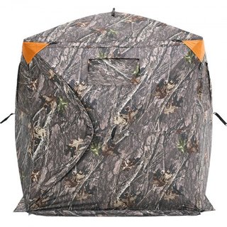 Escondite de Caza, Escondite de 270°, Escondite para Ciervos Pop Up para 2-3 Personas con Bolsa de Transporte, Tienda de Caza Portátil y Resistente, 3 Ventanas Horizontales para Caza de Pavos y Ci...