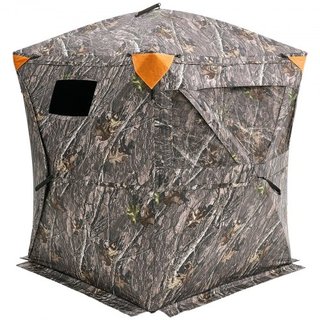Escondite de Caza, Escondite de 270°, Escondite para 1-2 Personas, Pop Up para Caza de Ciervos con Bolsa de Transporte, Tienda de Caza Portátil y Resistente, 3 Ventanas Horizontales para Caza de P...