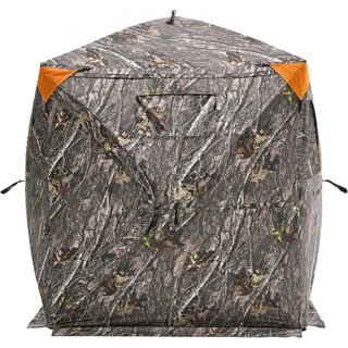 Escondite de Caza, Escondite de 270°, Escondite para 1-2 Personas, Pop Up para Caza de Ciervos con Bolsa de Transporte, Tienda de Caza Portátil y Resistente, 3 Ventanas Horizontales para Caza de P...