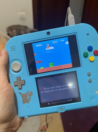 Nintendo 2DS Azul con 2 juegos Pokémon