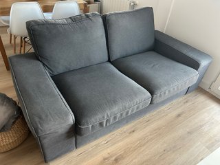Sofá gris 3 plazas Ikea
