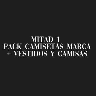 Pacchetto metà di vestiti, camicie e t-shirt