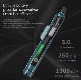 Mini destornillador eléctrico inalámbrico