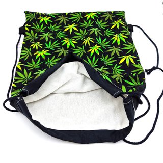 Mochila de cuerdas ARTESANAL NUEVO - Hojas