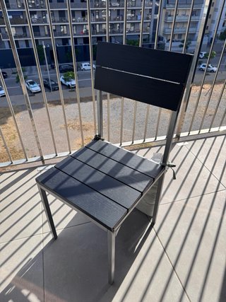 Mesa y 2 Sillas Exterior Cerámica