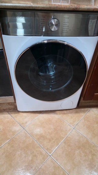 Lavadora secadora Blanca Frontal con garantia