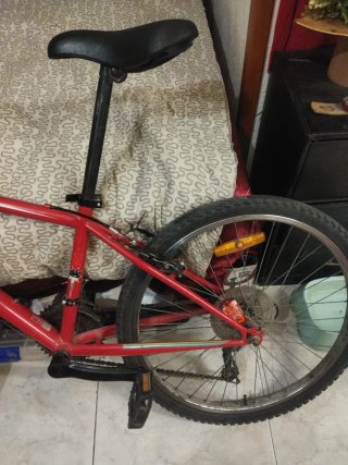 Bicicleta Roja Montaña