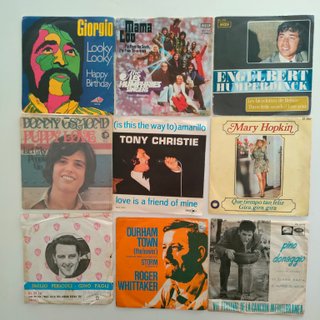 Discos de vinilo single 45 rpm a 1 € unidad