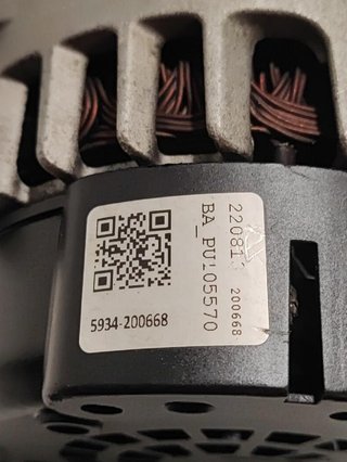 Alternador porsche 220813200668 cayenne typ 310402