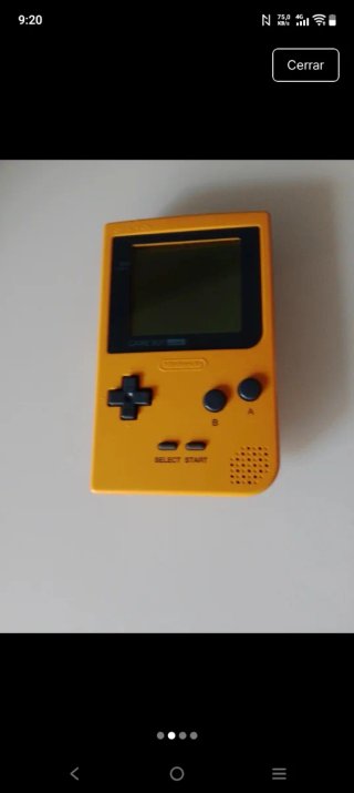 Game Boy Pocket Amarilla Nintendo