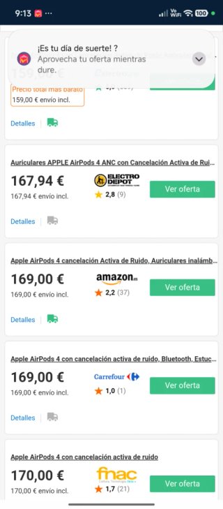 Auriculares AirPods 4 Navy Blue y Blanco