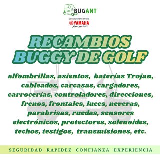 Recambios y Accesorios Buggies de Golf Yamaha