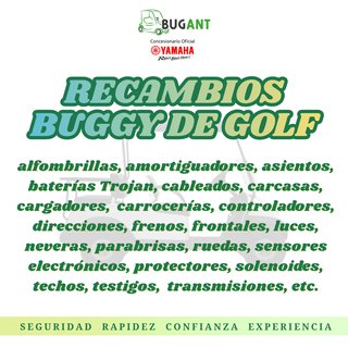 Recambios y Accesorios Buggies de Golf Yamaha