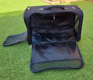 Transportín mascota ruedas asas colgar hasta 11kg