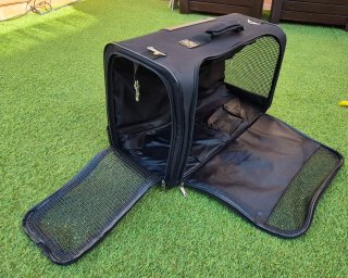 Transportín mascota ruedas asas colgar hasta 11kg
