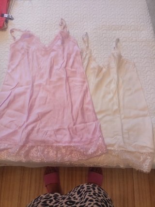 Camicie da Notte Rosa e Bianca