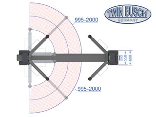 Elevador 2 columnas 6t TW260-400-G