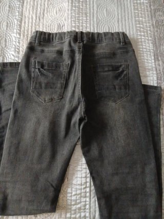 Vaquero niño negro grisaceo