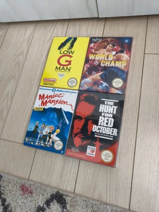 Lote 4 Giochi Nintendo NES Pal