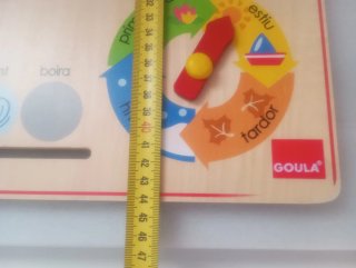 Calendario de madera educativo Goula (CATALÀ)