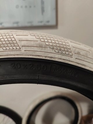 Coperture BMX Merritt Phantom bianche 20 x 2.5