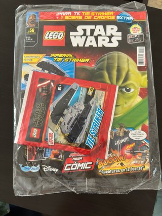 Revista Lego Star Wars N56 con minifigura TIE S.