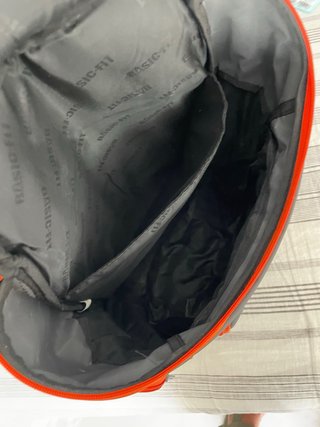 Mochila BASIC-FIT gris y naranja