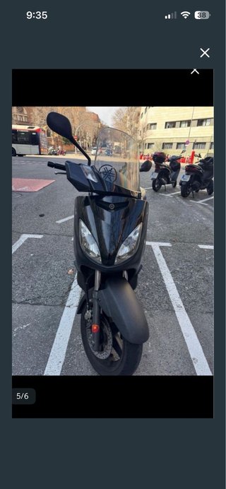 Yamaha Xmax 125 2009 Negra/Marrón