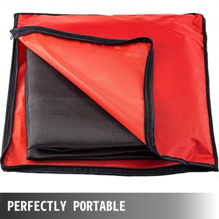 Manta de Soldadura 2.4x3.05 m Manta de Fibra de Vidrio Manta Ignífuga de Alta Resistencia para Colgar Fácilmente y Protección contra Chispas y Salpicaduras