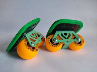Freeskates Adamant Naranja Verde