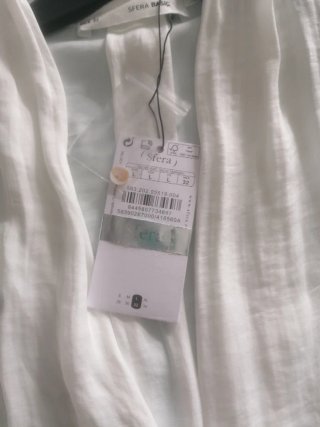 Blusa blanca talla única